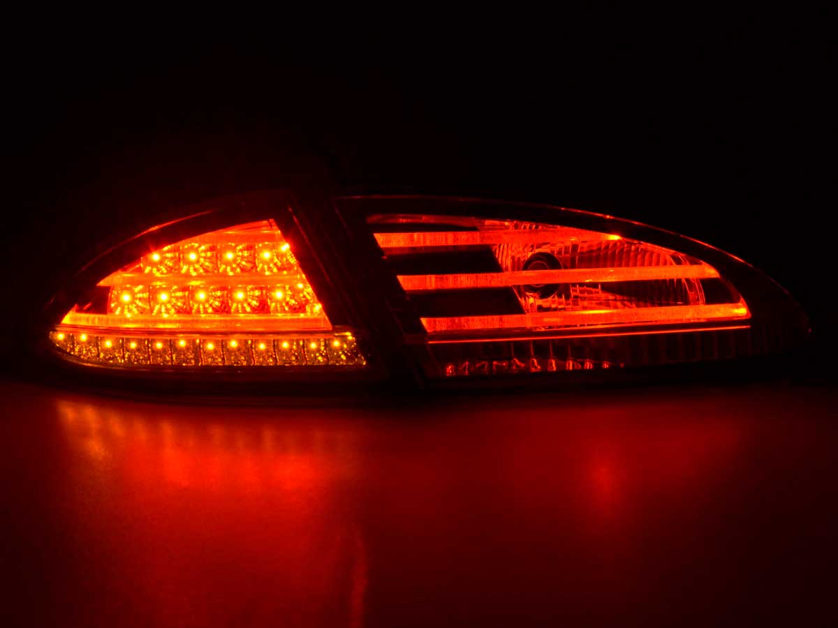 LED Rückleuchten Set Seat Leon Typ 1P 05-09 chrom LED Rückleuchten Set Seat Leon Typ 1P 05-09 chrom